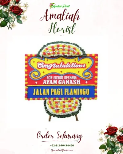 Bunga Papan Congratulation di Medansatria